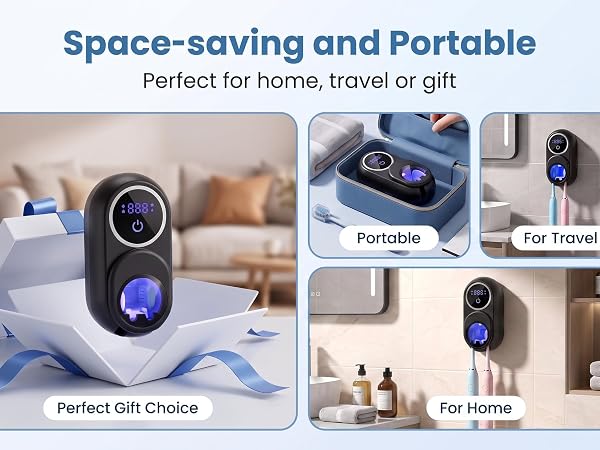 Toothbrush Cleaner and Holders