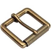 TYWestyles 1.5 inch Belt Buckle Single Prong Solid Antiqued Brass for Men Women Belt