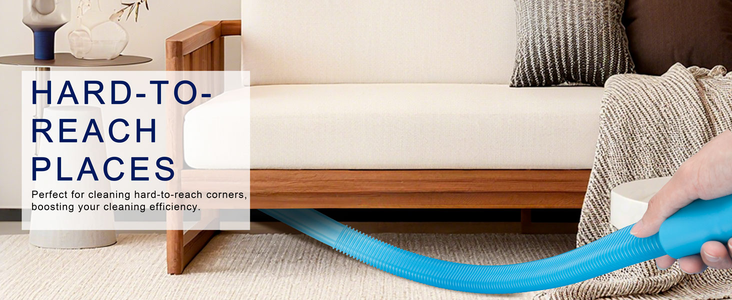 Dryer Vent Cleaner Kit - Dryer Lint Brush and Flexible Vacuum Hose