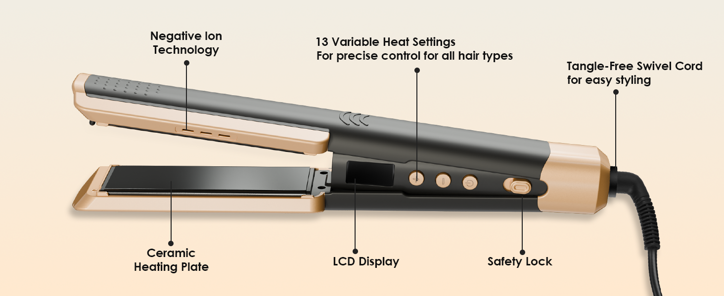 WIDE FLAT IRON