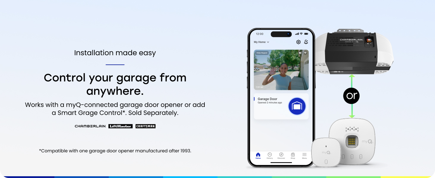 Control your garage from anywhere