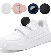 [4 Pack] for AirTag Holder for Kids Shoelace,Black,Dark Blue,Pink,White | Hidden Wear Resistant S...