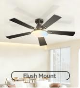 Amico Ceiling Fans with Lights, 52 inch Smart Ceiling Fan with Remote/APP/Alexa Control, Flush Mo...