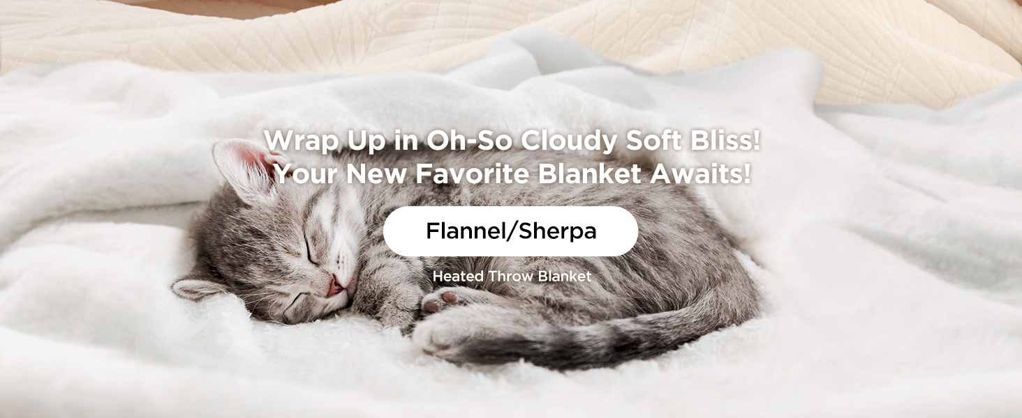 heated electric throw blanket