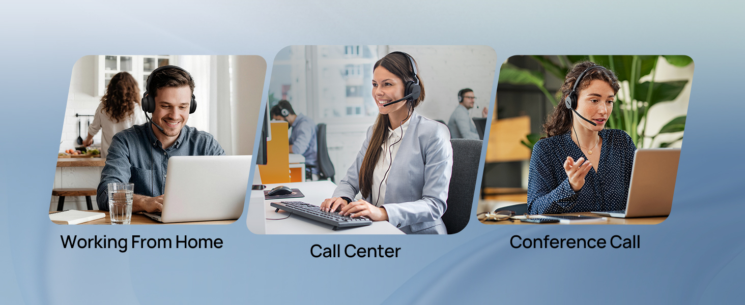 wired noise cancelling headphones with mic