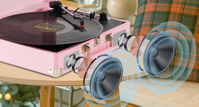 Built-in Dual Speakers