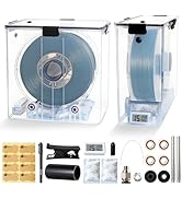 3D Printer Filament Storage Box with Filament Outlet Airtight Filament Dry Box Spool Holder with ...