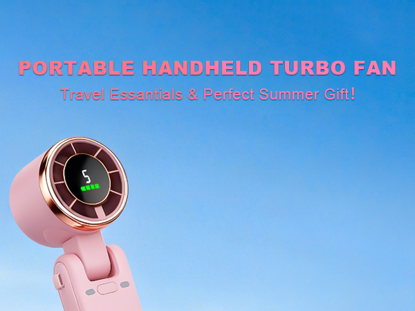 portable handheld turbo fan