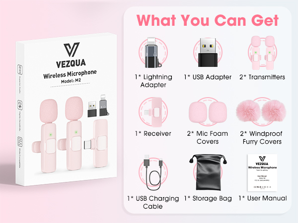 microphone for iphone pink