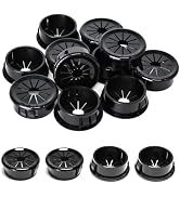 BOPOREAE 25 Pcs Cable Grommet, Snap Bushing 1" (25 mm) Mounting Diameter, Flexible Petal-Shaped B...