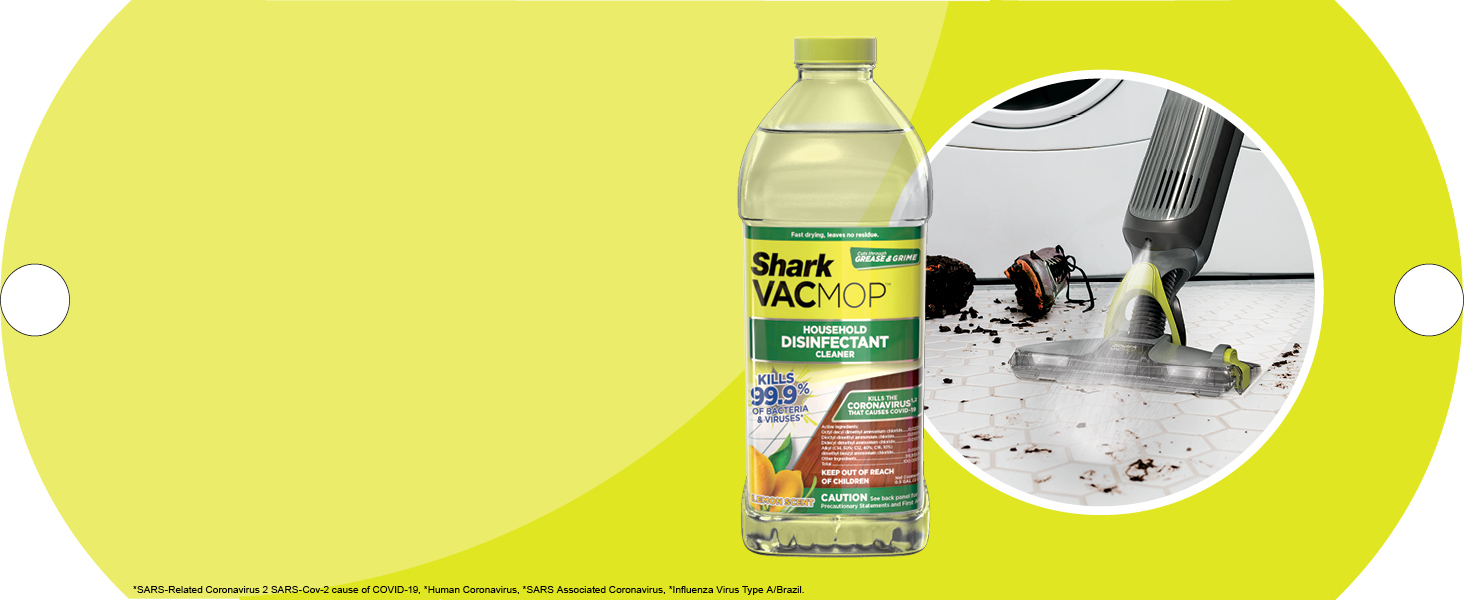 Cuts through tough grease and grime while eliminating 99.9% of bacteria and viruses.*