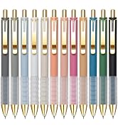 Linbsunne Gel Pens Black Ink Pen 0.5mm fine Point Pens Smooth Writing Retractable Office Supplies...