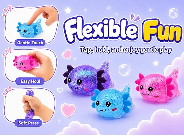 Axolotl Squishy Toy