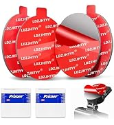 LDZJHTYY 48 PCS Heat Resistant Double-Sided Adhesive Pads, Round Diameter 1" Double Sided Tape He...
