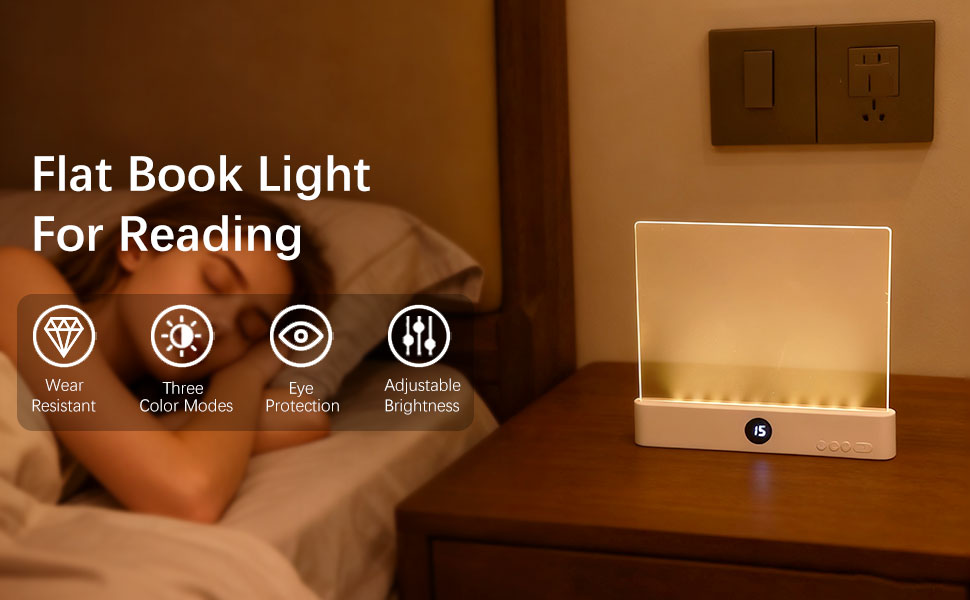 LED Book Light and Night Light 2 in 1