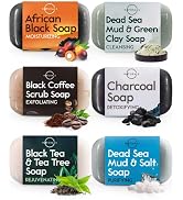 O NATURALS 100% Natural Bar Soap - Gift Set - Organic Ingredients &amp; Essential Oils - Spa Gifts fo...