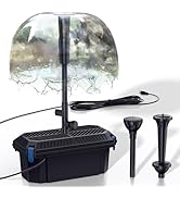 Biling Pond Filter with Water Pump, Koi Pond Filter Box with 660GPH 110V/40W Pond Pump for Outdoo...