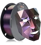 Lovoon 3D PLA Filament Color Changing Glitter,Shining 3D Printing Filament,Different Color by Lig...