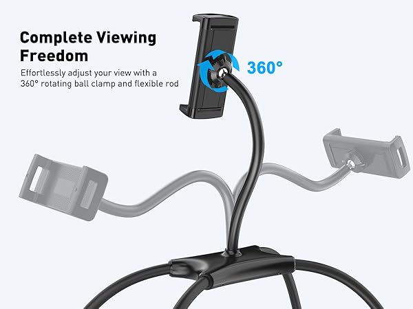 Kindle holder for bed