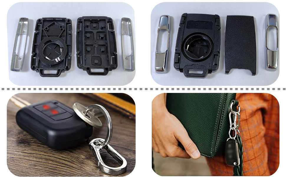 Key Fob Case for Chevy Silverado Colorado GMC Sierra 1500 2500 3500 HD Canyon 2014