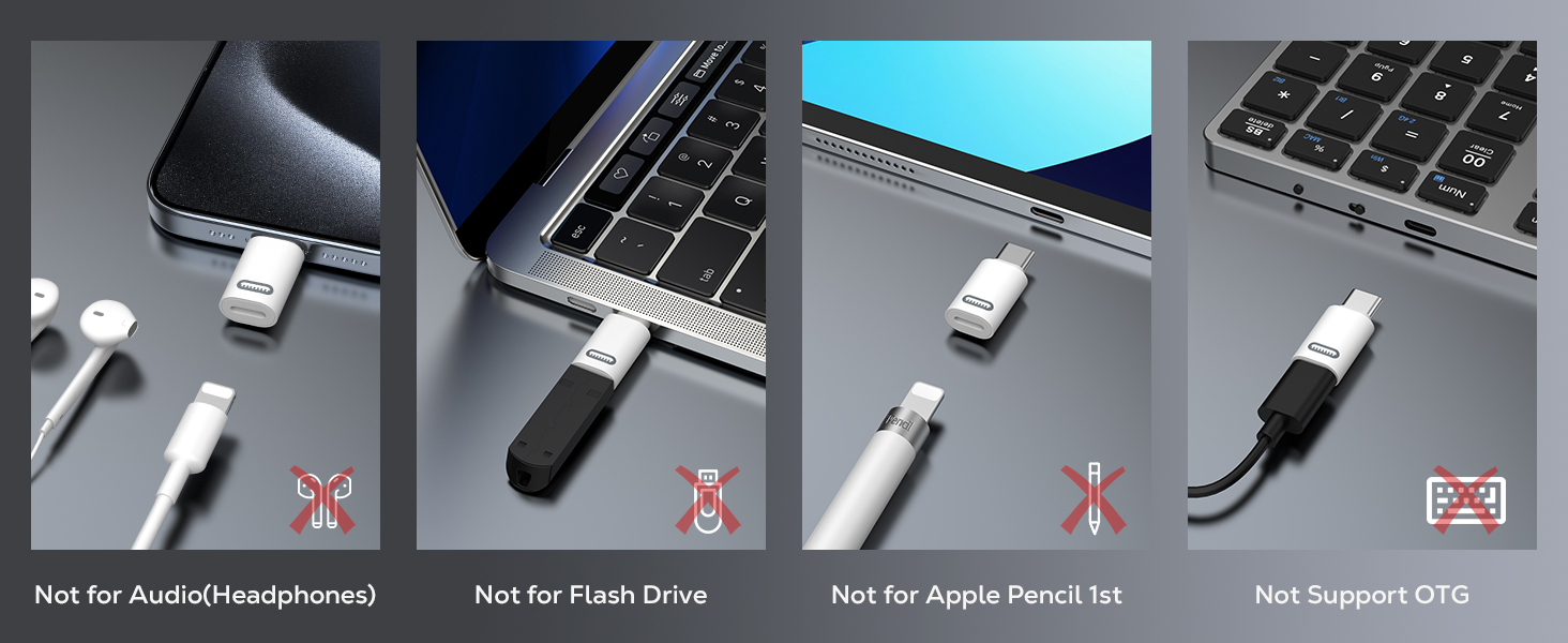 lighting to usb c adapter for iphone 15 Pro max