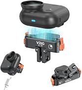 VRIG Direct VRlG Magnetic Quick Release Mount for Insta360 GO Ultra with Charging, Aluminum snap-...