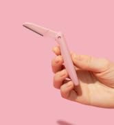 JAPONESQUE Foldable Dermaplaner Facial Razors - 3 Piece Set, Eyebrow And Facial Hair Razor Kit - ...