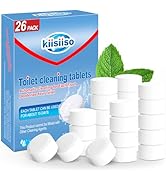KIISIISO Toilet Bowl Cleaners 26 PACK, Automatic Toilet Bowl Cleaner Tablets for Deodorizing &amp; De...