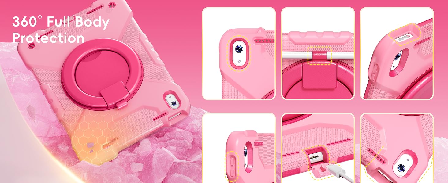 HRFSK Case for iPad (A16) 11th Generation 11 inch 2025/10th Generation 10.9 inch 2022