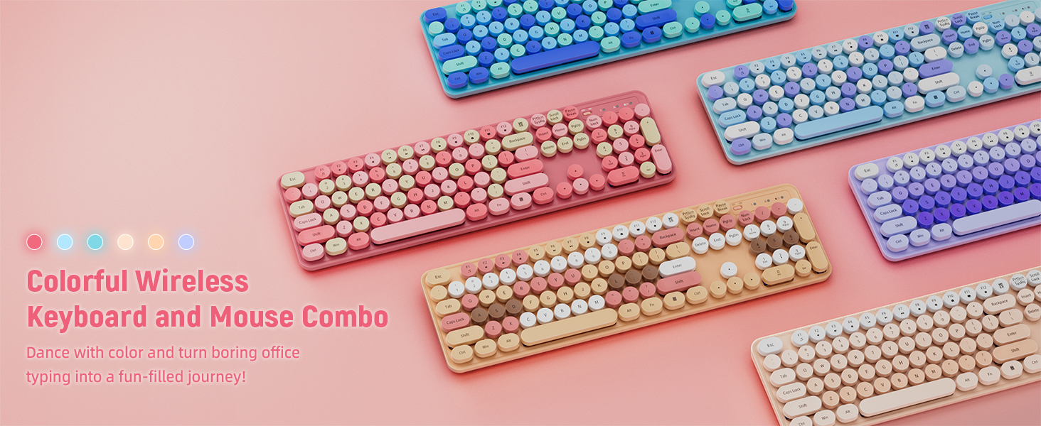 silent keyboard and mouse wireless