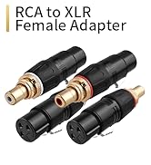 RCA to XLR Female Adapter