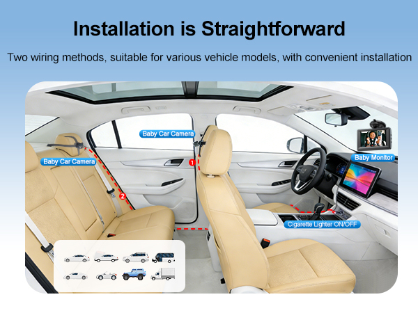 Two wiring methods, suitable for various vehicle models, with convenient installation 6