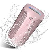 EDUPLINK Portable Bluetooth Waterproof Speaker Switch Between Bluetooth Pairing and Aux-in Mode b...