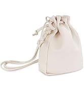 WisePoint Crossbody Purse, PU Leather Small Crossbody Bags for Women, Drawstring Women's Cross bo...