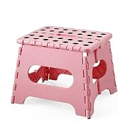 PandaEar Small Folding Step Stool for Kids, 7.5 Inch Mini Collapsible Foldable Step Stool, Portab...