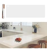49.2" x 15.7" Large Silicone Mat for Kitchen Counter Protector, Cuttable Silicon Countertop Prote...
