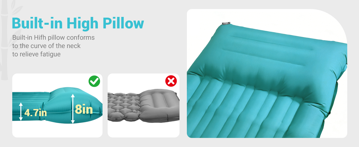 Built-in High Pillow
