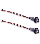 AWGUKA Pack-2 Car Harness Pigtail Socket for Turn Signal Lights, T10 T13 T15 Turn Signal Light Br...