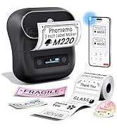Phomemo Label Maker, M220 Thermal Label Printer, 3'' Label Maker Machine for Home Office,Warehous...