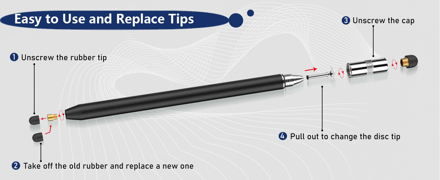 Easy to replace tips