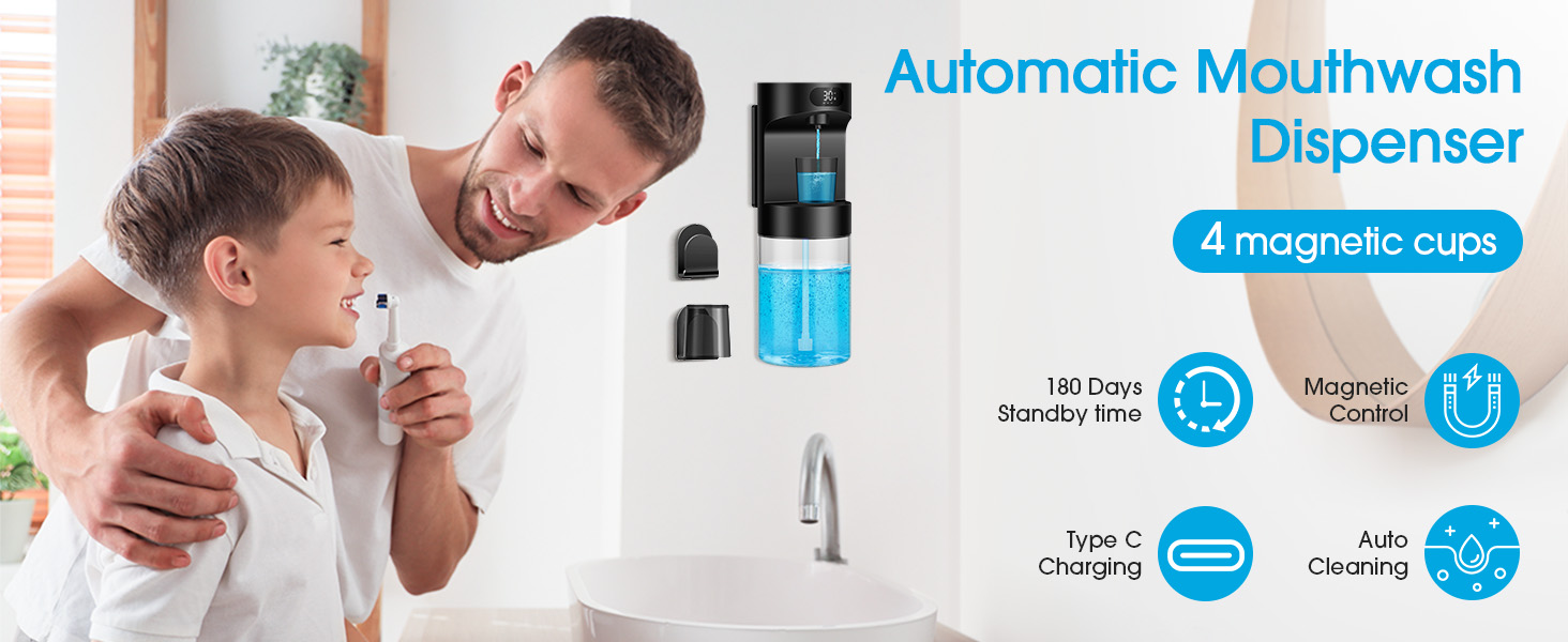 mouth wash dispenser