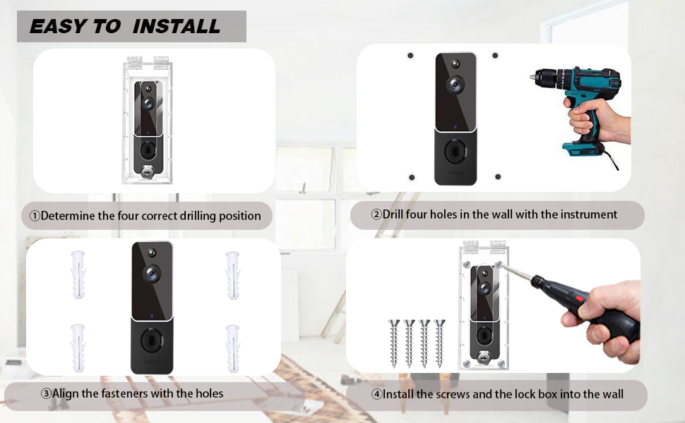 ring doorbell holder