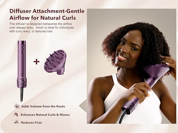 Diffuser Attachment-GentleAirflow for Natural Curls