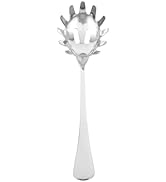 Housoutil Stainless Steel Pasta Server - 9.4inch 304 Pasta Fork Spaghetti Spoon Server with Teeth...