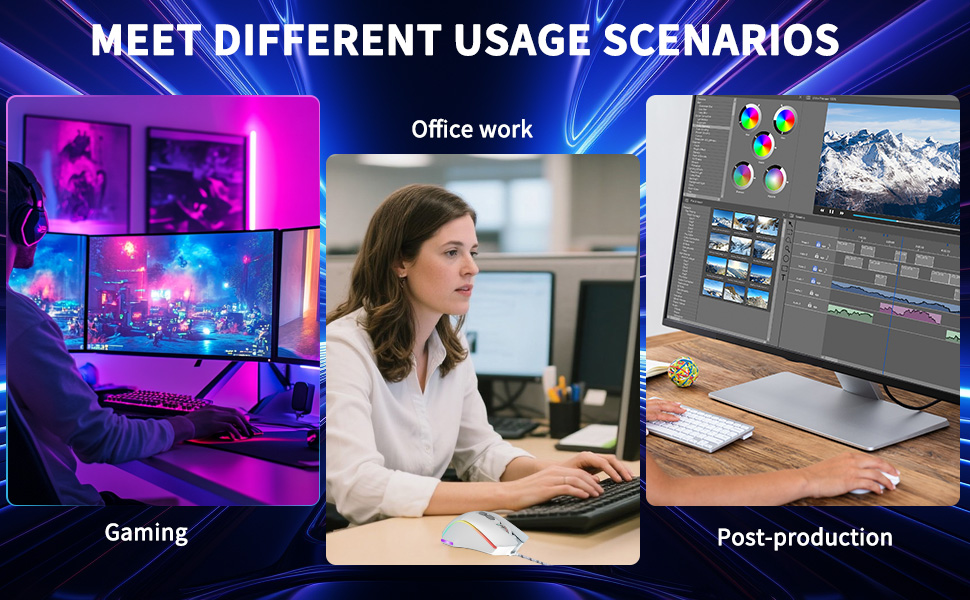 The AooKoNi mouse can meet the needs of most application scenarios.