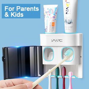 toothbrush organizer for kids and family