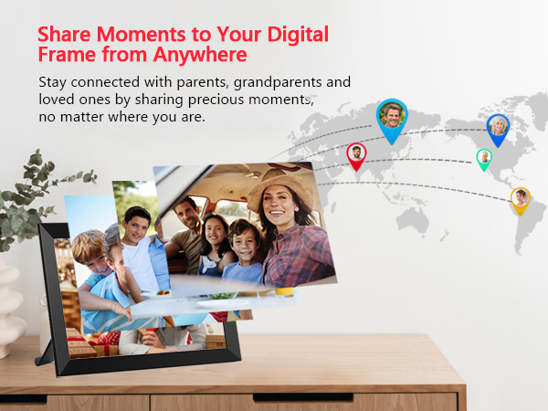 Frameo Digital Photo Frame 10.1 inch