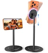 OMOTON MS06 [Sturdy Height Adjustable] Magnetic Phone Stand for MagSafe | Cell Phone Stand for De...