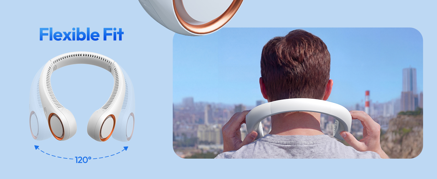 portable fan rechargeable camping gear portable cooler ventilador de cuello portatil fan for neck