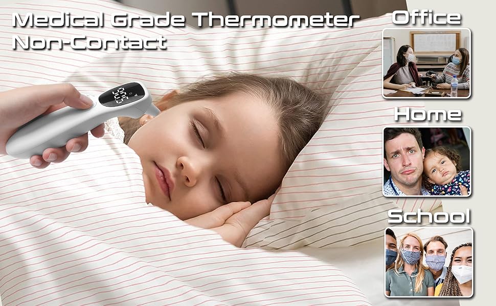 Medical Grade Thermometer Non-Contact